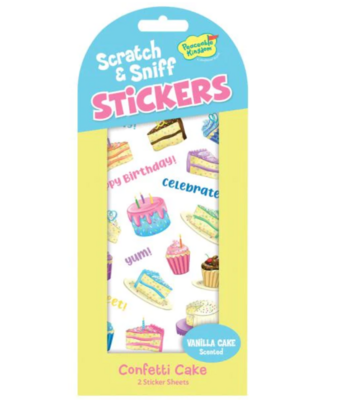 Confetti Cake Scratch and Sniff Stickers
