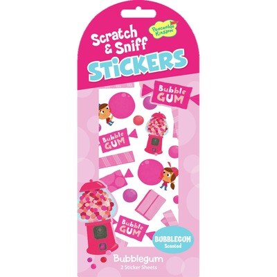 Bubble Gum Scratch and Sniff Stickers