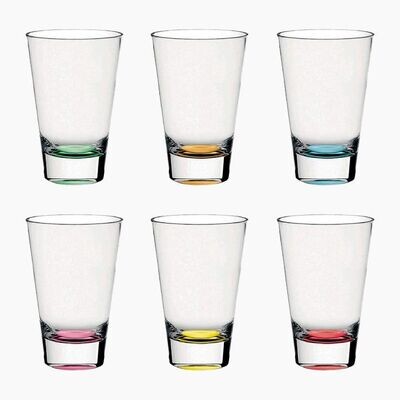 Set de 6 Vasos Altos Confetti