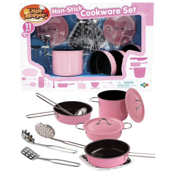 Little Moppet Cookware Set Pink