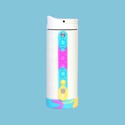 Termo Pop Fidget Bottle 14oz White Tie Dye
