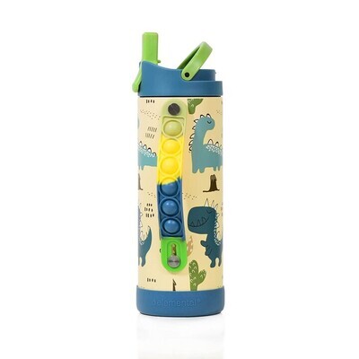 Termo Pop Fidget Bottle 14oz Dinosaur