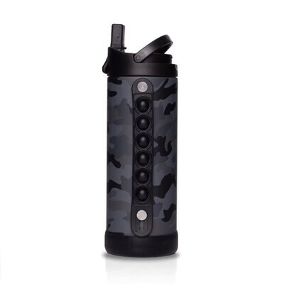 Termo Pop Fidget Bottle 14oz Black Camo