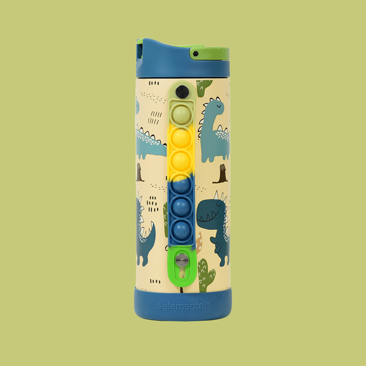 Termo Pop Fidget Bottle 14oz Dinosaur