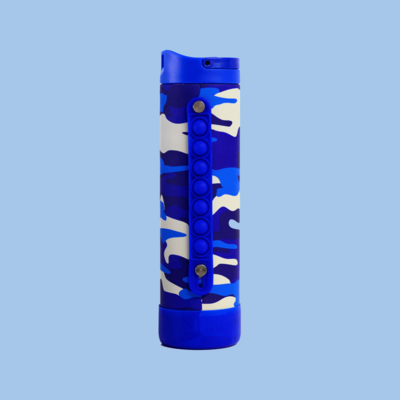 Termo Pop Fidget Bottle 20oz Blue Camo