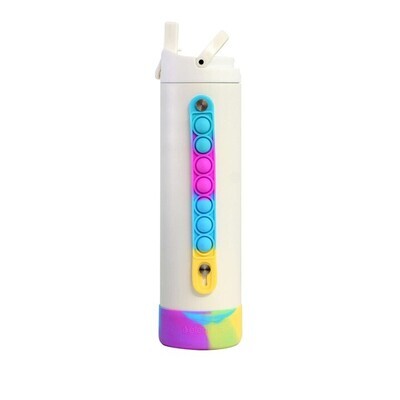 Termo Pop Fidget Bottle 20oz White Tie Dye