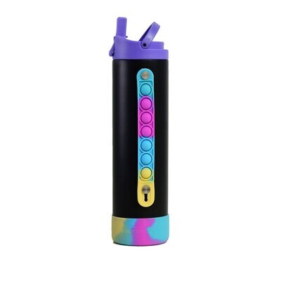 Termo Pop Fidget Bottle 20oz Black Tie Dye