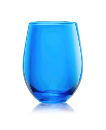 Set de 4 Vasos Bajos Carnival Blue