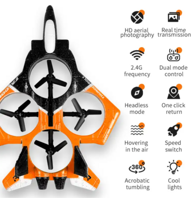 Foam Aircraft With Camera (Drone) Orange