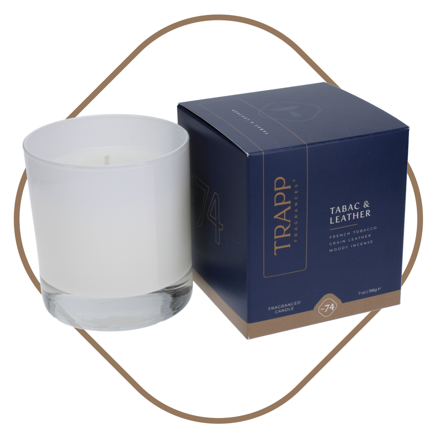 Tabac and Leather Signature Candle 7oz