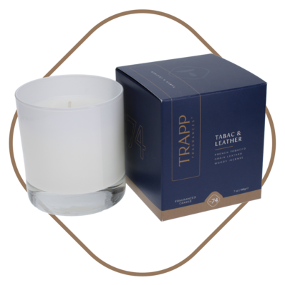 Tabac and Leather Signature Candle 7oz