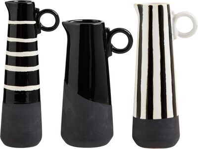 Florero Chico Negro Stoneware