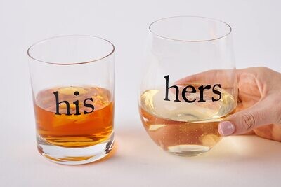 His &amp; Hers Glass Set
