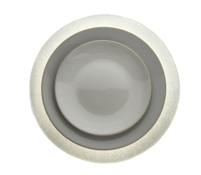 Portaplato Ilaria Plateado