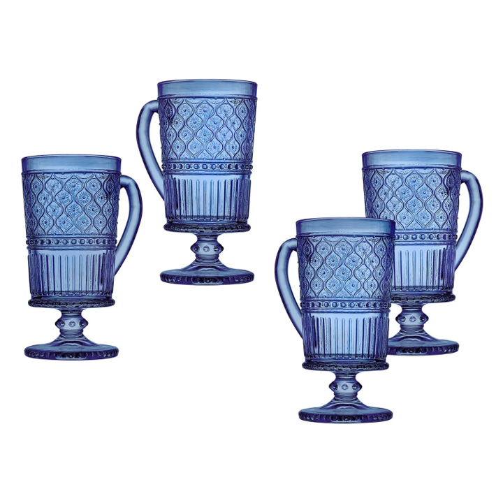 Set de 4 Mugs Claro Azules