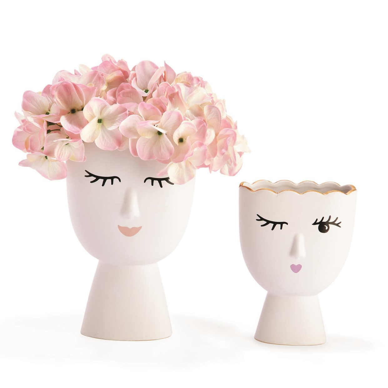 Set of 2 Coquette Vases