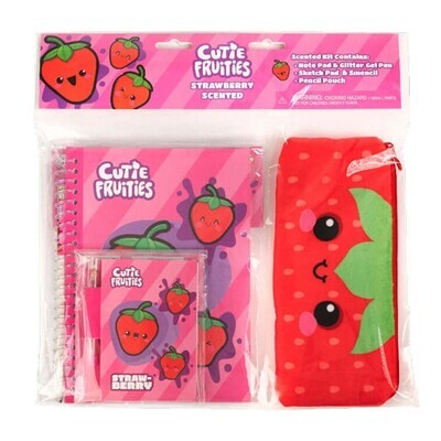 Cutie Fruties Stationary Kit Strawberry
