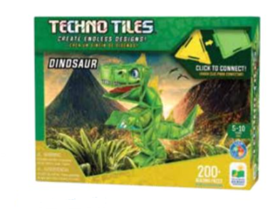 Techno Tiles Dinosaur 200 pieces