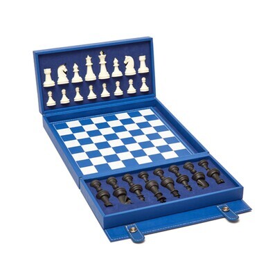Bryson Backgammon and Chess Set (Blue)