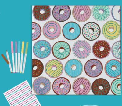 Donut Glitter Coloring Kit