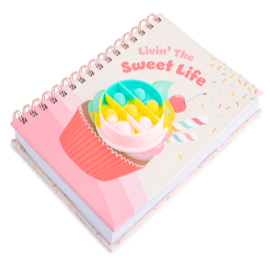 Living the Sweet Life Cuaderno con Pop It