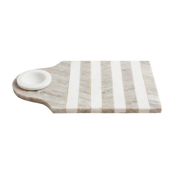 Tabla con Bowlsito de Rayas