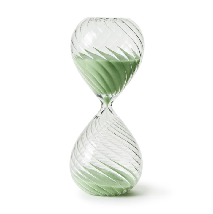 Swirled Hourglass 30 Minutos Green