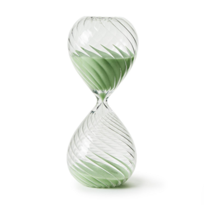 Swirled Hourglass 30 Minutos Green