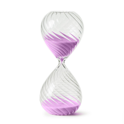 Swirled Hourglass 30 Minutos Purple