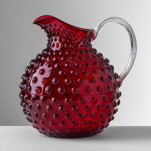 Jarra Acrilica Rosetta Roja