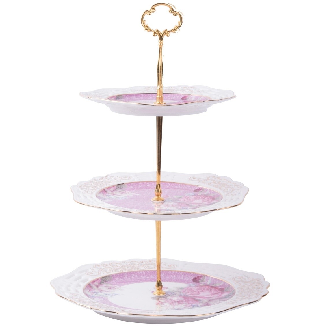 Dulcera de Tres Pisos Floral