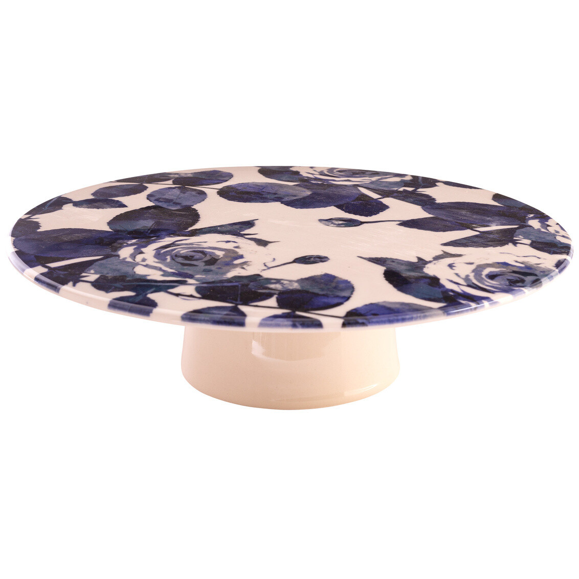 Blue Flower Cake Stand