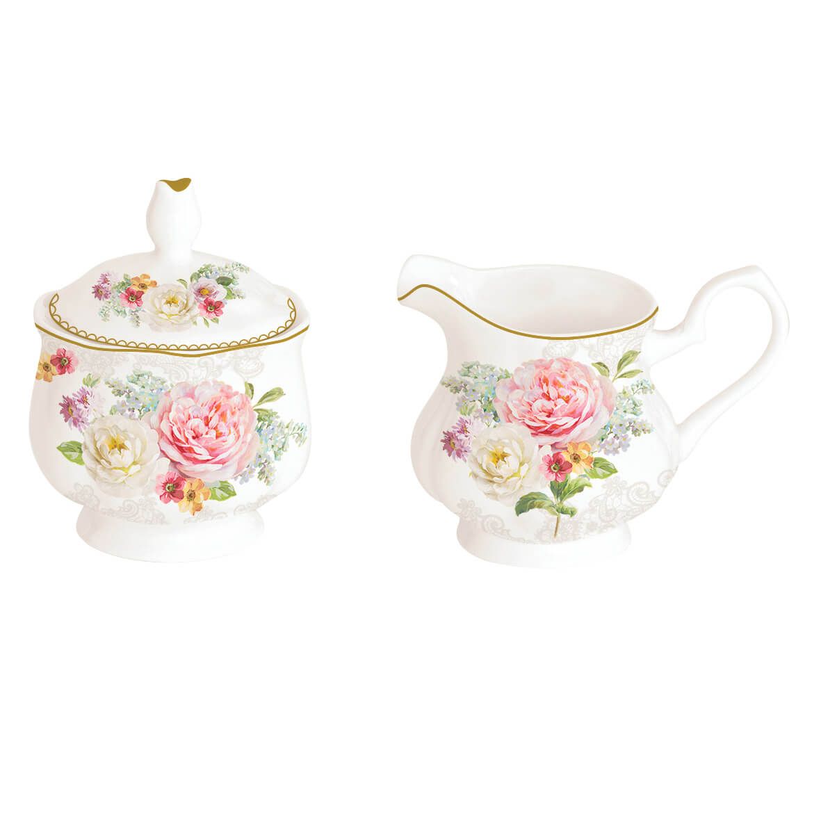 Cremera y Azucarera Romantic Lace