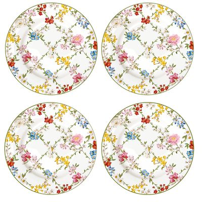 Set de 4 Platos de Postre Garden Dreams