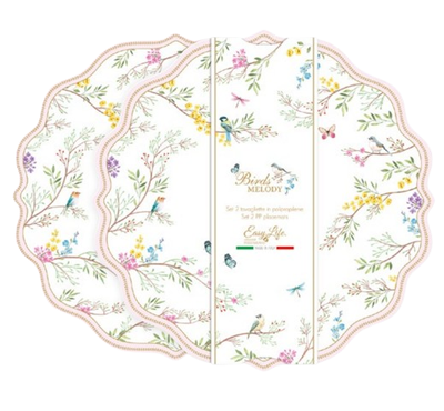 Set de 2 Placemats Birds Melody