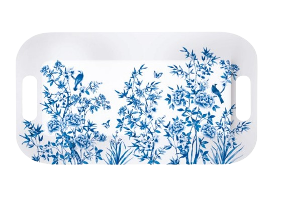 Bandeja de Melamina Rectangular Paradise Garden