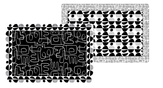 Placemats Double Sided Graffiti