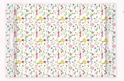 Bandeja de Melamina con Asas Grande Meadow Flowers