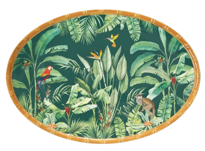 Bandeja Ovalada Melamina Zanzibar