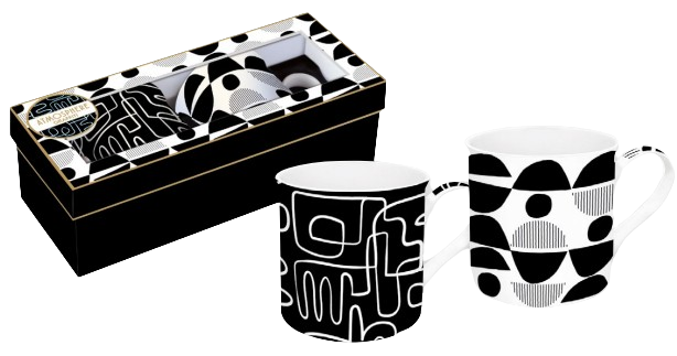 Set de 2 Mugs en Caja de Regalo Graffiti