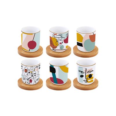 Set de 6 Tazas de Espresso Modernism