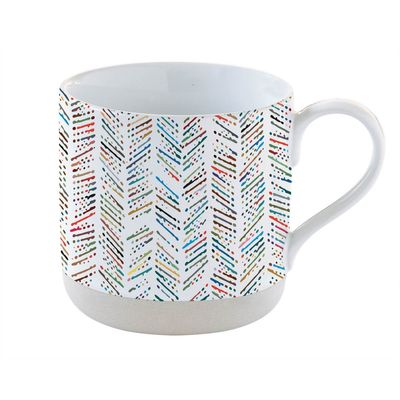 Mug de Porcelana Camouflage Stripes