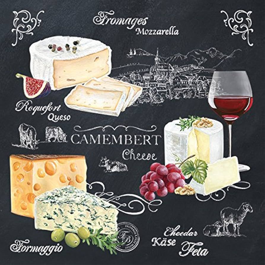 Servilletas de Papel World of Cheese