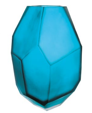 Ice Vase 30cm Sky Blue