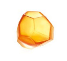 Florero Ice 8cm Ambar
