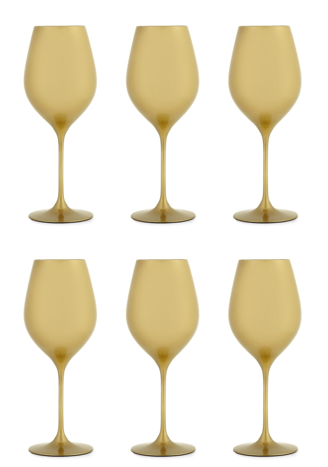 Set de 6 Copas Doradas Kristoff