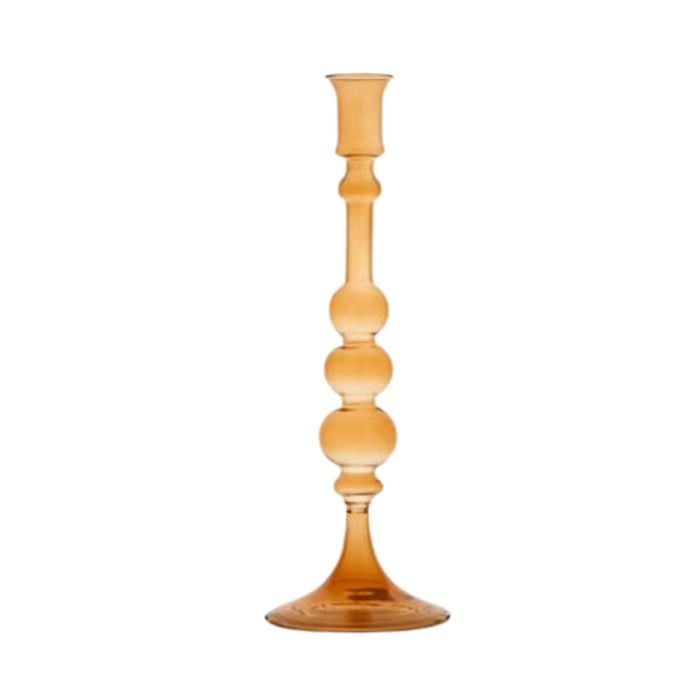 Candelabro Ambar Oscuro 30cm