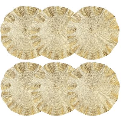 Set de 12 Placemats Maddie Dorados