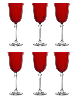 Set de 6 Copas de Agua Ludovica Rojas