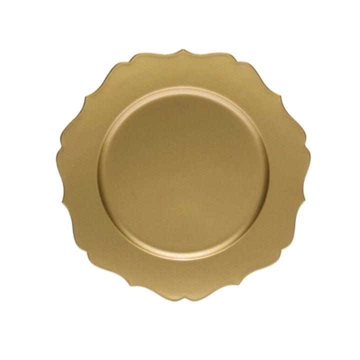 Set de 6 Porta Platos Lea Dorados